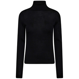 Ivy Copenhagen Essex LS Rollneck Strik, Sort
